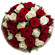 букет из красных и белых роз. Россия